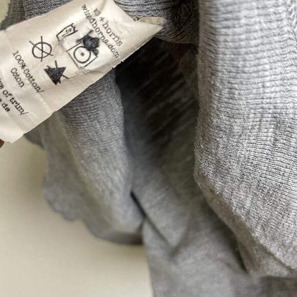 Wings and Horns Shirt Large Gray Mens Short Sleeve Button Up Casual Canada - Picture 9 of 9